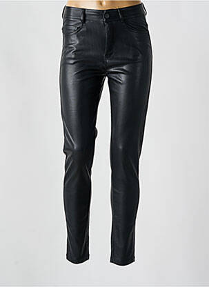 Pantalon slim skinny taille haute noir ONADO femme