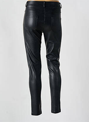 Pantalon slim taille haute taille haute noir ONADO femme