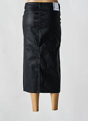 Jupe mi-longue stretch noir PIECES femme