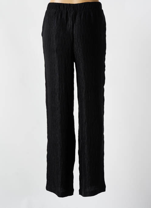Pantalon droit tissage crêpe taille normale noir Y.A.S femme