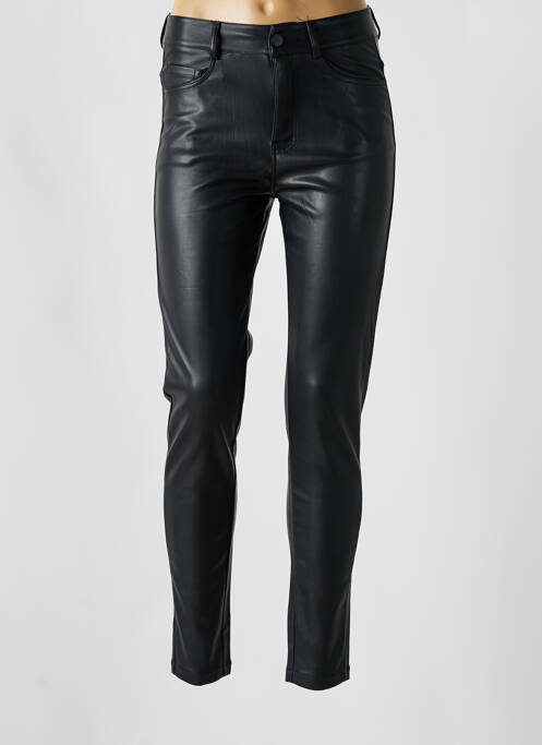 Pantalon slim skinny taille haute noir ONADO femme