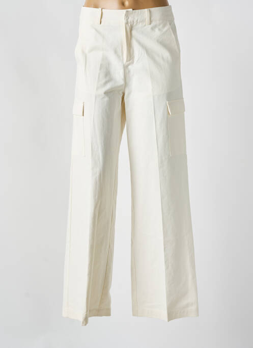 Pantalon cargo beige GRACE & MILA pour femme