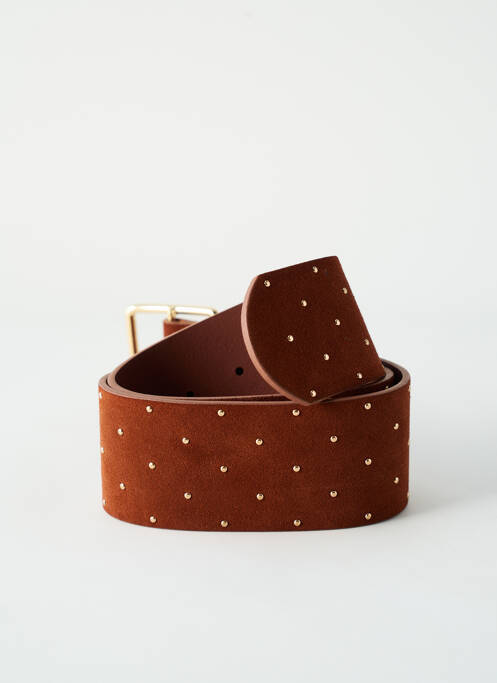 Ceinture marron PIECES pour femme