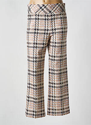 Pantalon large taille normale taille normale beige FRANK LYMAN femme