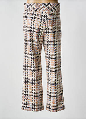 Pantalon large taille normale taille normale beige FRANK LYMAN femme