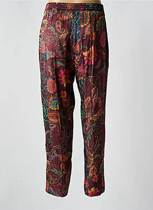 Pantalon droit taille haute taille haute violet LOLA CASADEMUNT femme
