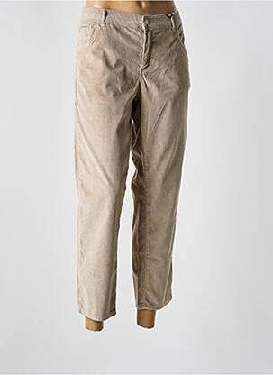 Pantalon 7/8 stretch taille normale beige ANGELS femme