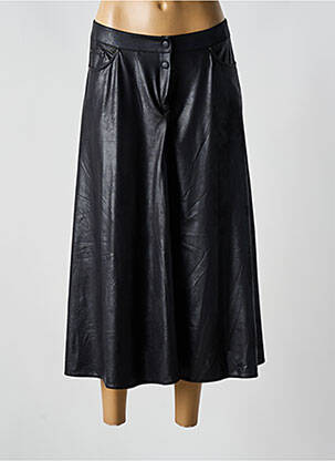 Jupe longue coupe évasée noir EVA KAYAN femme
