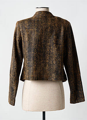 Veste chic col v marron MISS TIC femme