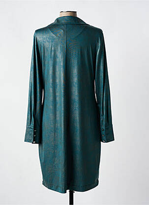 Robe mi-longue manches longues manches longues vert EVA KAYAN femme