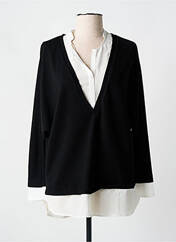 Tunique manches longues noir EMABLUES pour femme seconde vue