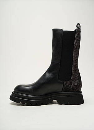 Bottines/boots matière lisse talon de 4 à 6cm noir FRU.IT femme