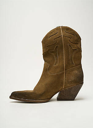 Bottines/boots bout pointu talon de 4 à 6cm vert ELENA IACHI femme