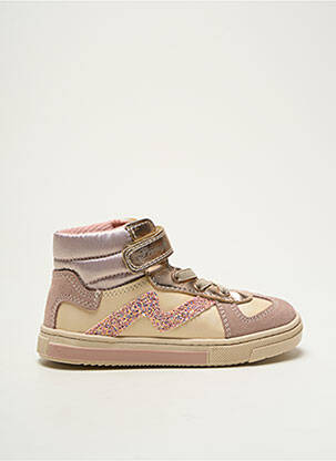 Baskets semelle amovible bout rond rose PRIMIGI fille