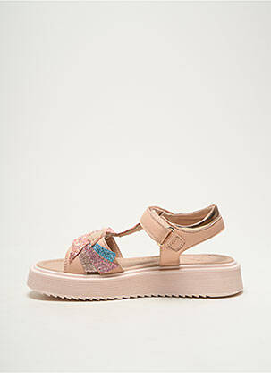 Sandales/nu pieds tissage tissage pailleté bout ouvert rose STONES AND BONES fille