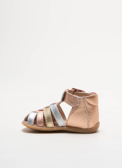 Sandales/nu pieds bout rond bout rond rose BELLAMY fille