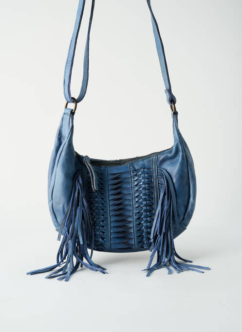 Sac bleu CHARLAY STONE pour femme