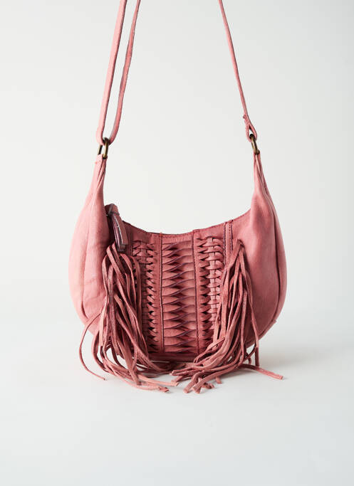 Sac rose CHARLAY STONE pour femme