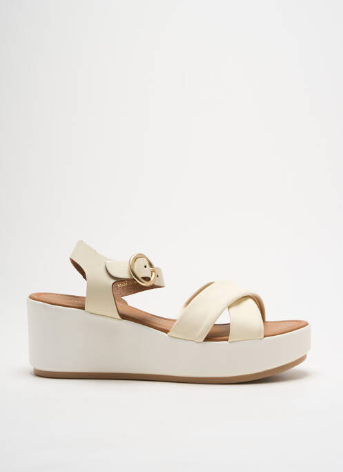 Sandales/Nu pieds beige JB MARTIN pour femme