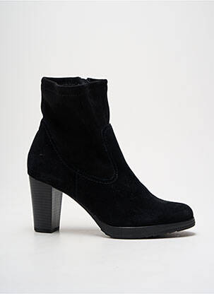Bottines/boots nubuck talon de 7 à 9cm noir EMILIE KARSTON femme