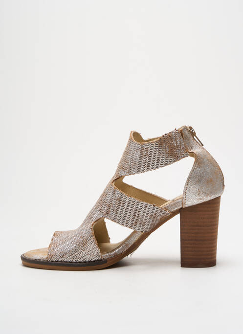 Sandales/Nu pieds argent CASTA pour femme