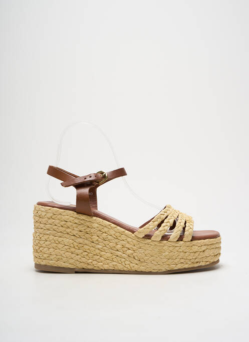 Sandales/Nu pieds marron SANTAFE pour femme