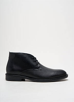 Bottines/boots semelle amovible talon bas noir MEDELLIN homme