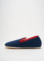 Chaussons/Pantoufles bleu LES CHAUSSONS DE FLO pour homme seconde vue