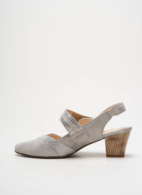 Sandales/Nu pieds argent ARTIKA SOFT pour femme