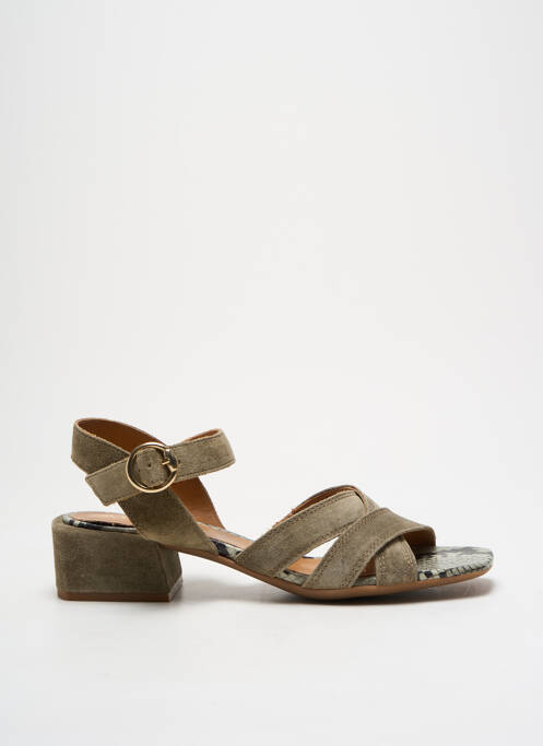 Sandales/Nu pieds vert ALPE pour femme