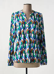 Blouse bleu MICHA pour femme seconde vue