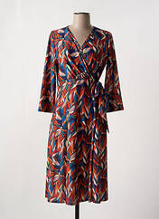 Robe mi-longue orange RENATTO BENE pour femme seconde vue
