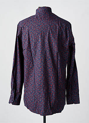 Chemise manches longues poches bleu LOUIS VICTOR homme