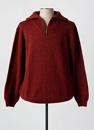Pull orange LOUIS VICTOR pour homme