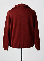 Pull orange LOUIS VICTOR pour homme seconde vue