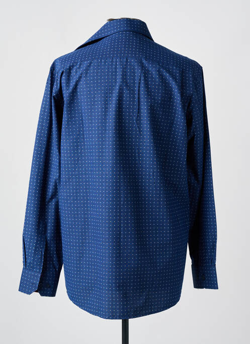 Chemise manches longues bleu LOUIS VICTOR pour homme