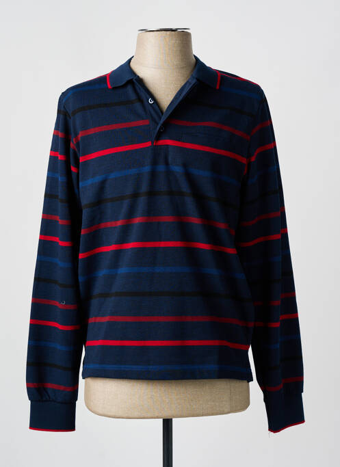 Polo bleu LOUIS VICTOR pour homme
