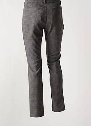 Pantalon chino tissage chiné taille haute gris LEE COOPER homme