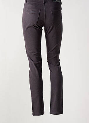 Jeans coupe slim stretch taille normale gris S.QUISE femme