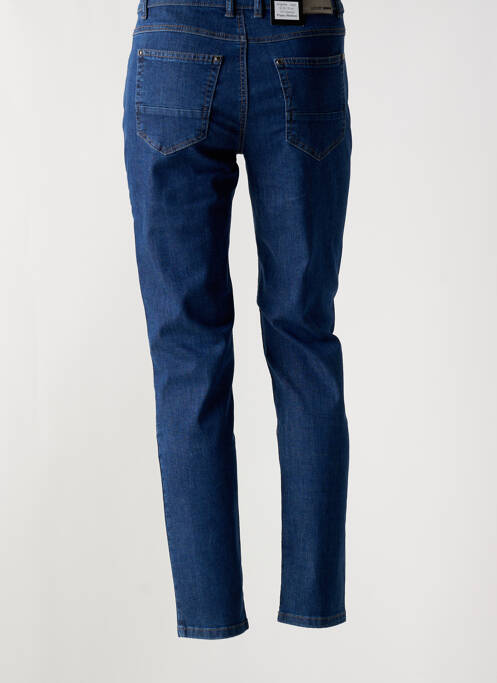 Jeans coupe slim stretch taille normale bleu ANNA MONTANA femme