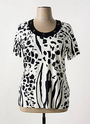 T-shirt stretch manches courtes noir MERI & ESCA femme