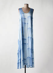 Robe longue bleu LAUREN VIDAL pour femme seconde vue