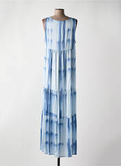 Robe longue bleu LAUREN VIDAL pour femme seconde vue