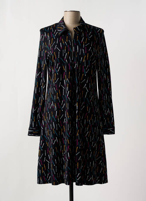 Robe mi-longue noir SURKANA pour femme