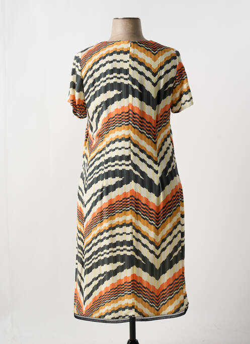 Robe mi-longue orange MERI & ESCA pour femme