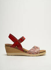 Sandales/Nu pieds rouge PEDRO TORRES pour femme seconde vue