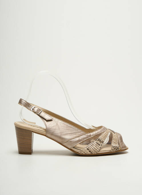 Sandales/Nu pieds beige ARTIKA SOFT pour femme