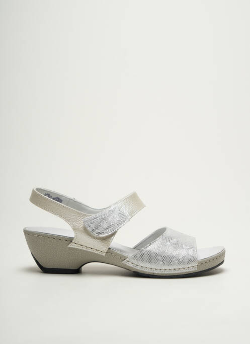 Sandales/Nu pieds argent SUAVE pour femme