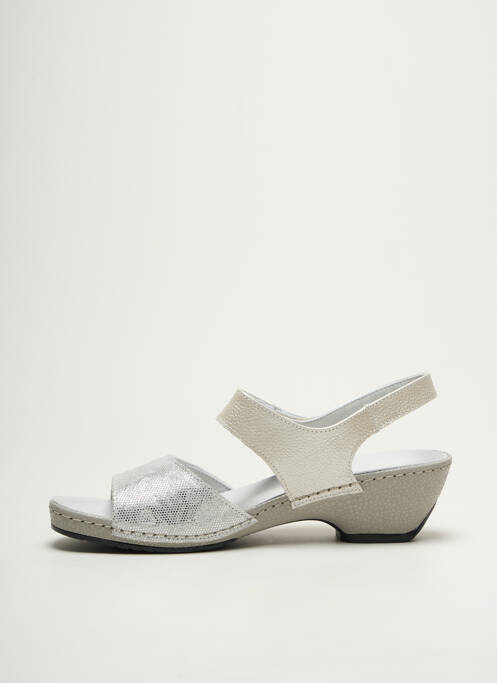 Sandales/Nu pieds argent SUAVE pour femme