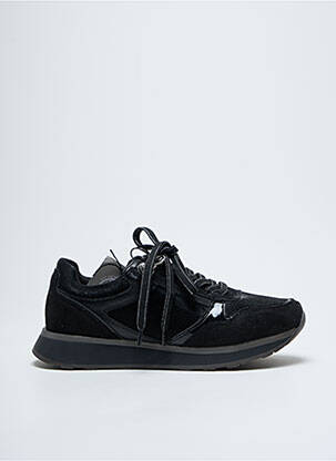 Baskets fermeture zip et lacets talon plat jusqu'à 3cm noir TAMARIS femme